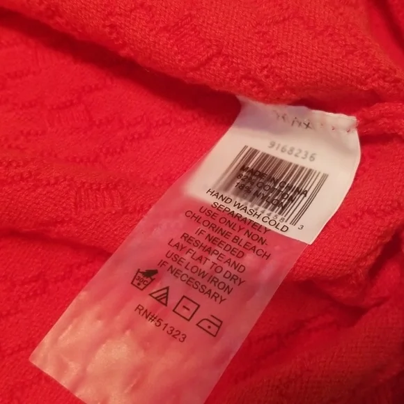 Vince Camuto Dark Orange Light Weight Crew Neck Sweater Size 2XL NWT - Picture 5 of 6